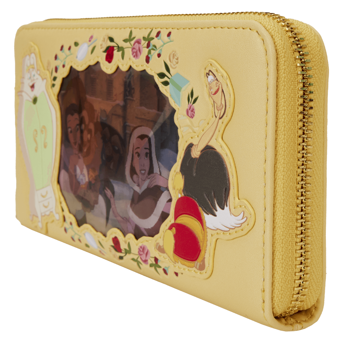 LOUWDWA2663 Beauty & the Beast (1991) - Belle Lenticular Wristlet - Loungefly - Titan Pop Culture