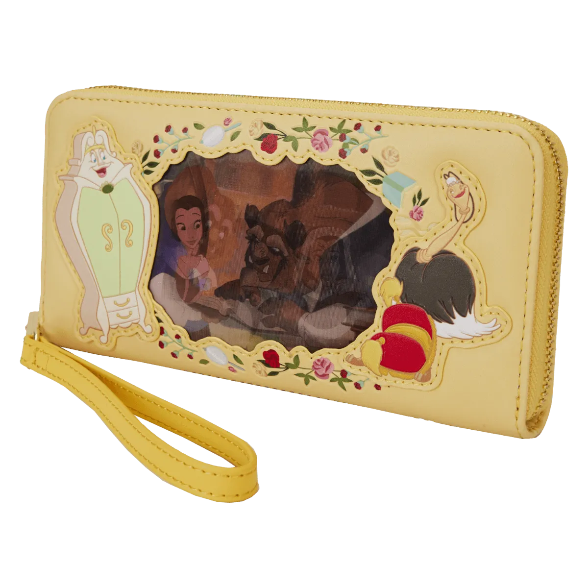 LOUWDWA2663 Beauty & the Beast (1991) - Belle Lenticular Wristlet - Loungefly - Titan Pop Culture