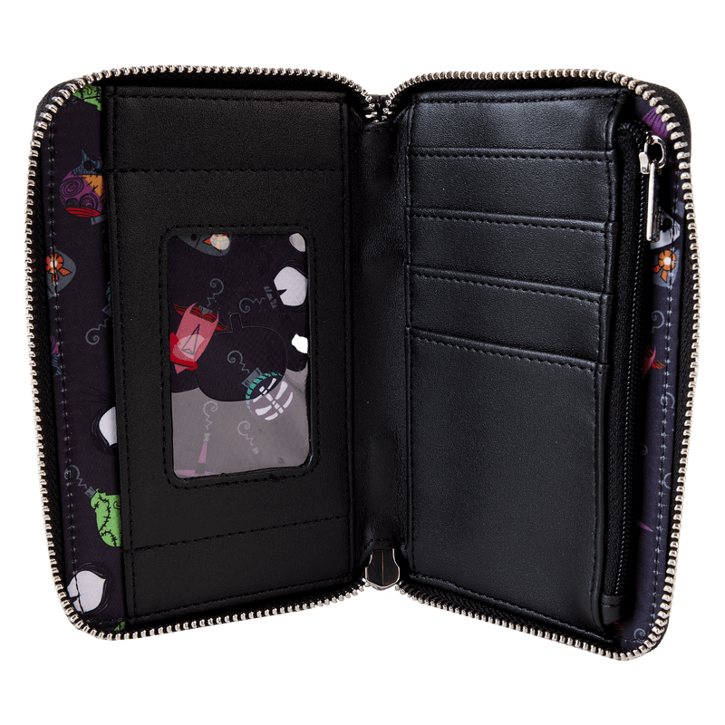 LOUWDWA2876 The Nightmare Before Christmas - Tree String Lights Glow Zip Around Wallet - Loungefly - Titan Pop Culture