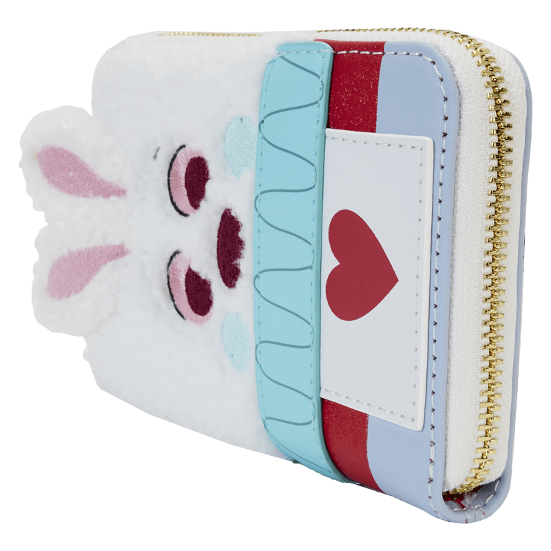 LOUWDWA2899 Alice in Wonderland (1951) - White Rabbit Cosplay Zip Around Wallet - Loungefly - Titan Pop Culture