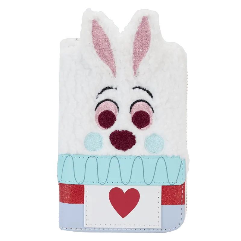 LOUWDWA2899 Alice in Wonderland (1951) - White Rabbit Cosplay Zip Around Wallet - Loungefly - Titan Pop Culture