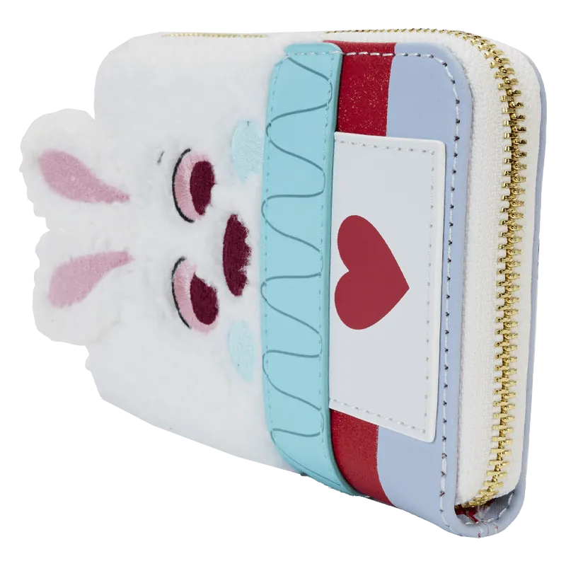 LOUWDWA2899 Alice in Wonderland (1951) - White Rabbit Cosplay Zip Around Wallet - Loungefly - Titan Pop Culture