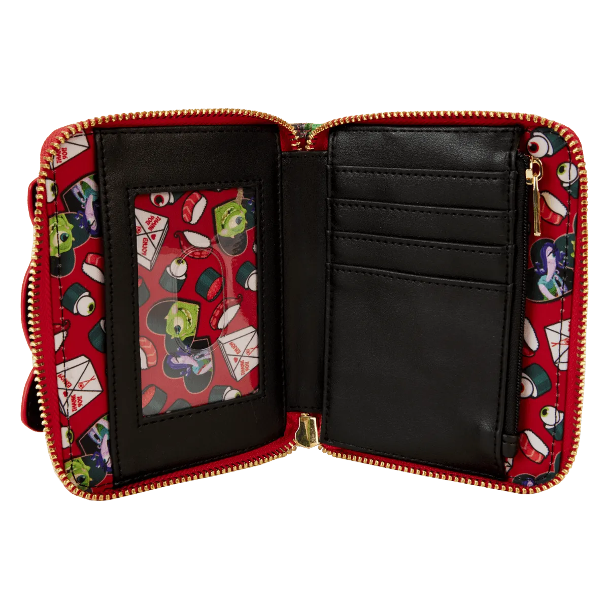 LOUWDWA2914 Monsters Inc - Boo Takeout Zip Around Wallet - Loungefly - Titan Pop Culture