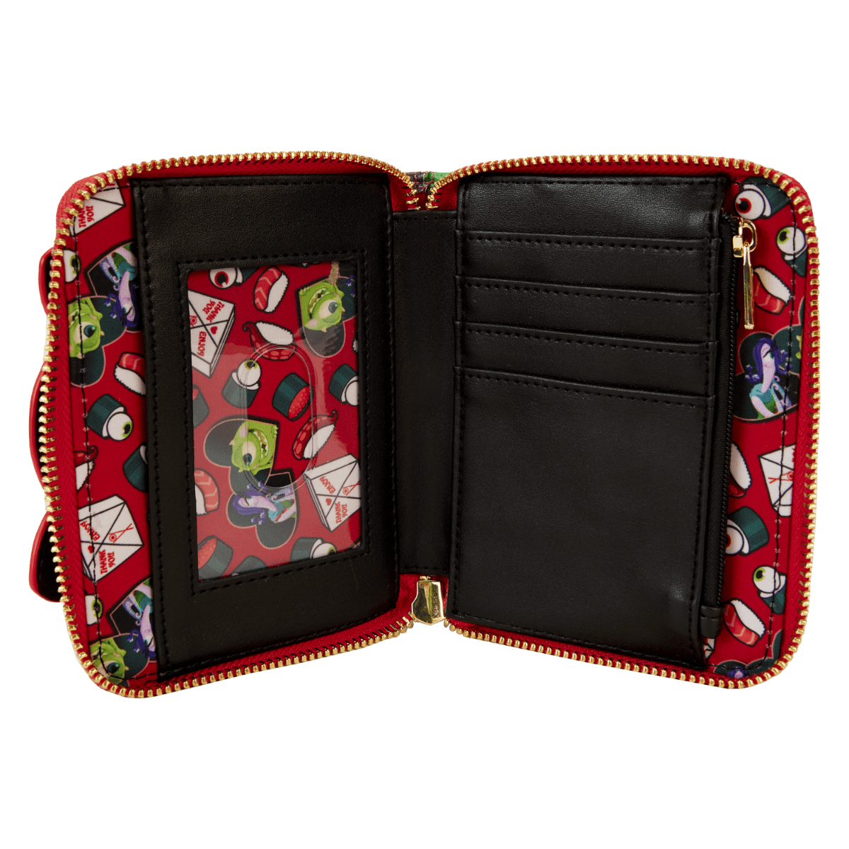 LOUWDWA2914 Monsters Inc - Boo Takeout Zip Around Wallet - Loungefly - Titan Pop Culture