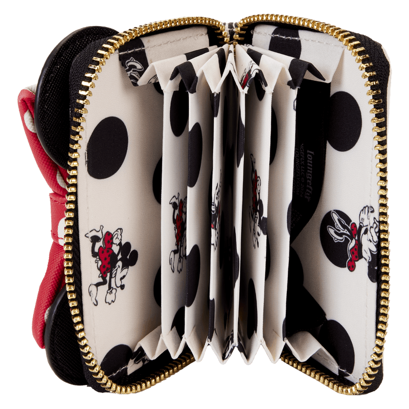 LOUWDWA2934 Disney - Minnie Rocks The Dots Accordion Card Holder - Loungefly - Titan Pop Culture