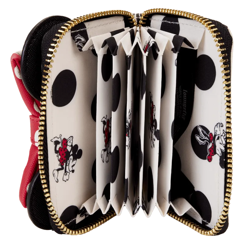 LOUWDWA2934 Disney - Minnie Rocks The Dots Accordion Card Holder - Loungefly - Titan Pop Culture