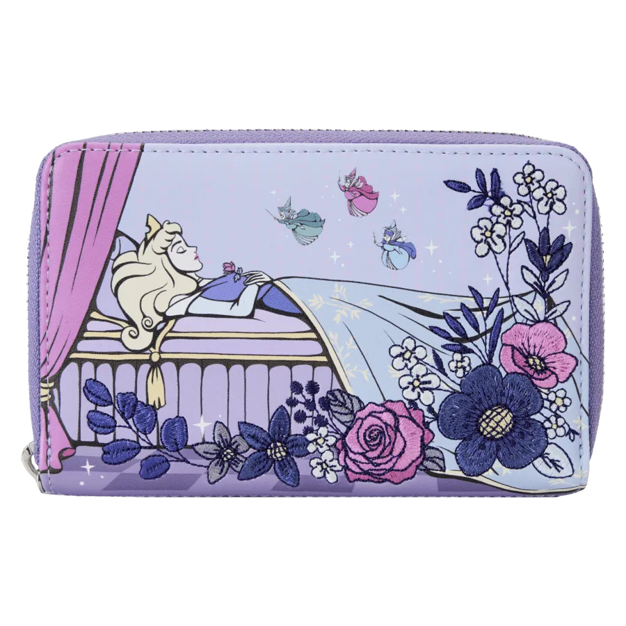 LOUWDWA2971 Sleeping Beauty - 65th Anniversary Zip Around Wallet - Loungefly - Titan Pop Culture