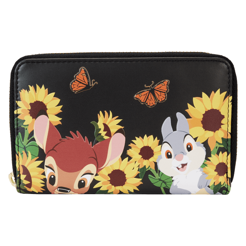 LOUWDWA3012 Bambi (1942) - Sunflower Friends Zip Around Wallet - Loungefly - Titan Pop Culture