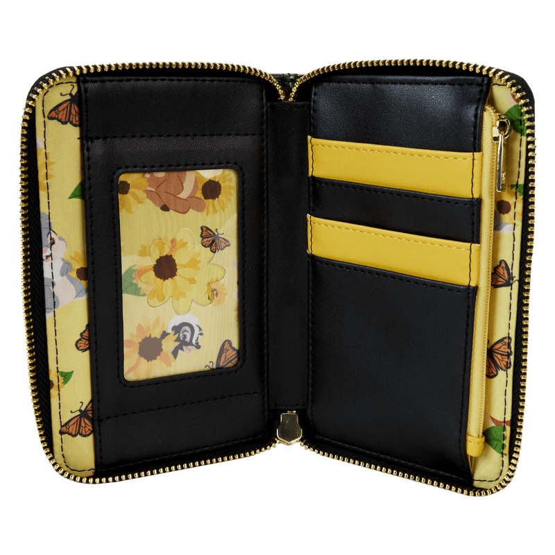 LOUWDWA3012 Bambi (1942) - Sunflower Friends Zip Around Wallet - Loungefly - Titan Pop Culture