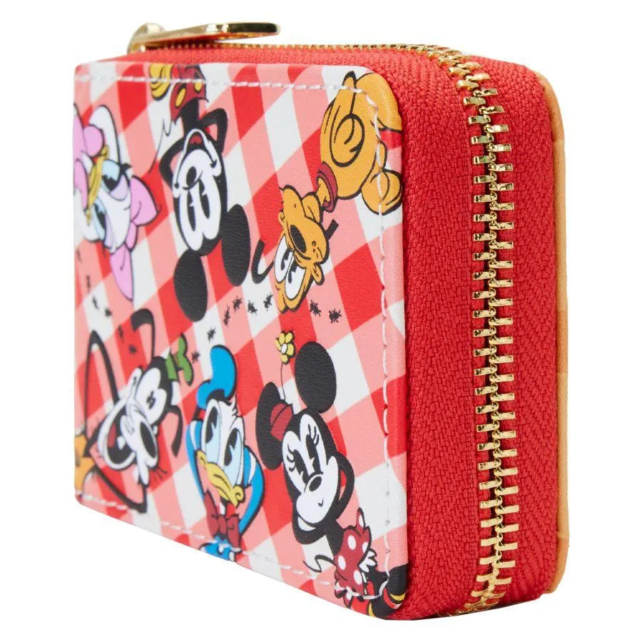 LOUWDWA3051 Mickey & Friends - Picnic Accordion Wallet - Loungefly - Titan Pop Culture