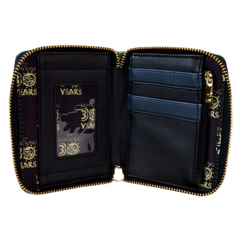 LOUWDWA3061 The Lion King (1994): 30th Anniversary - Hakuna Matata Silhouette Zip Wallet - Loungefly - Titan Pop Culture