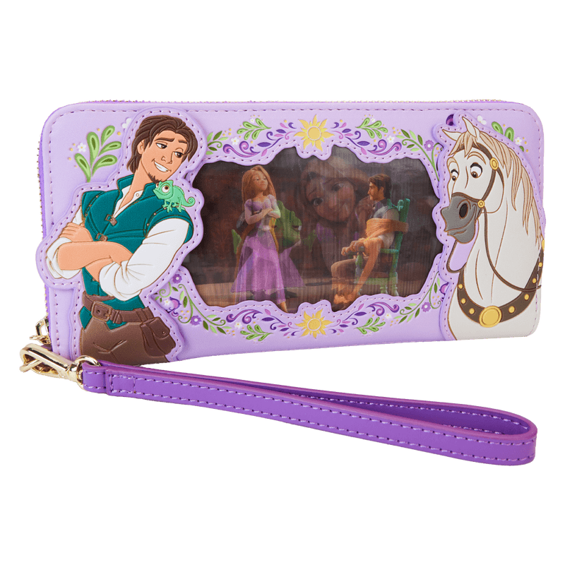 LOUWDWA3087 Disney Princess - Rapunzel Lenticular Wristlet Wallet - Loungefly - Titan Pop Culture