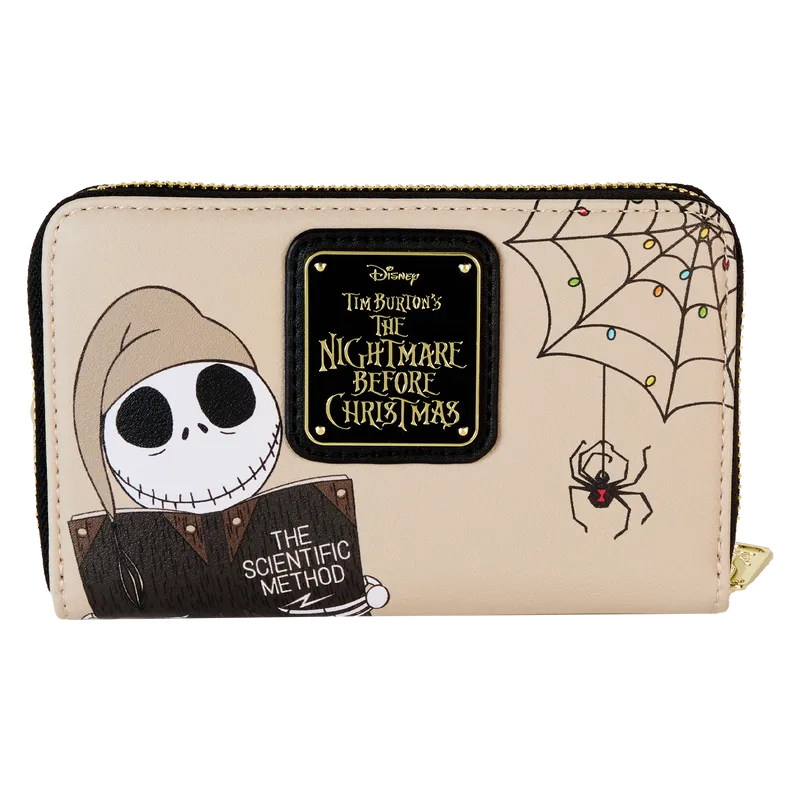 LOUWDWA3113 The Nightmare Before Christmas - Scientific Method Book Zip Wallet - Loungefly - Titan Pop Culture