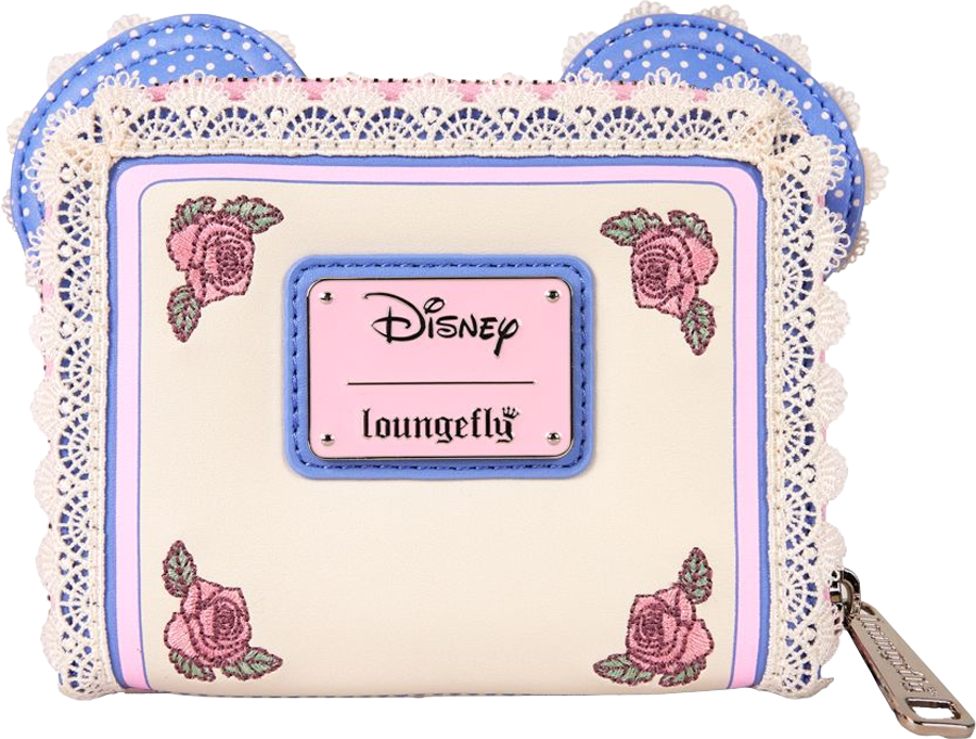 Disney - Minnie Floral & Lace Ears Zip Around Wallet