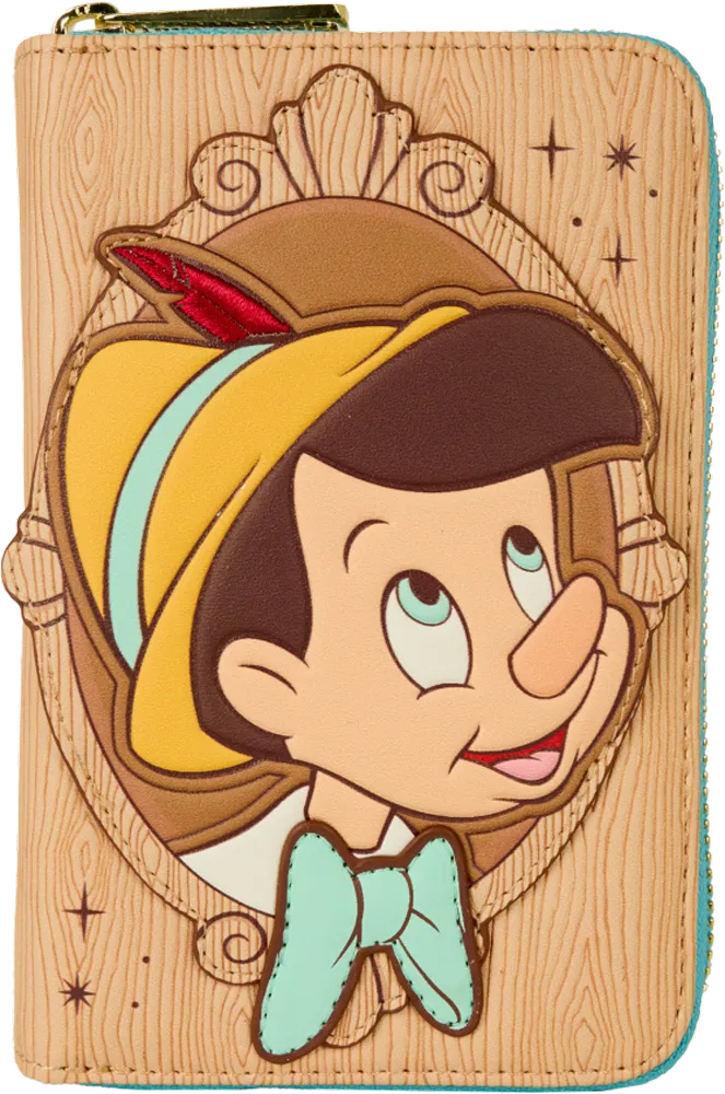 Pinocchio - Portrait Zip Around Wallet