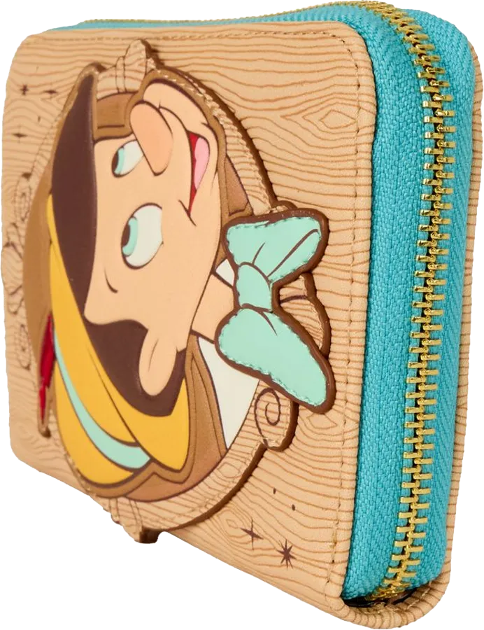 Pinocchio - Portrait Zip Around Wallet