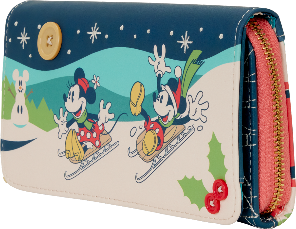 Disney – Mickey & Minnie Holiday Flap Wallet