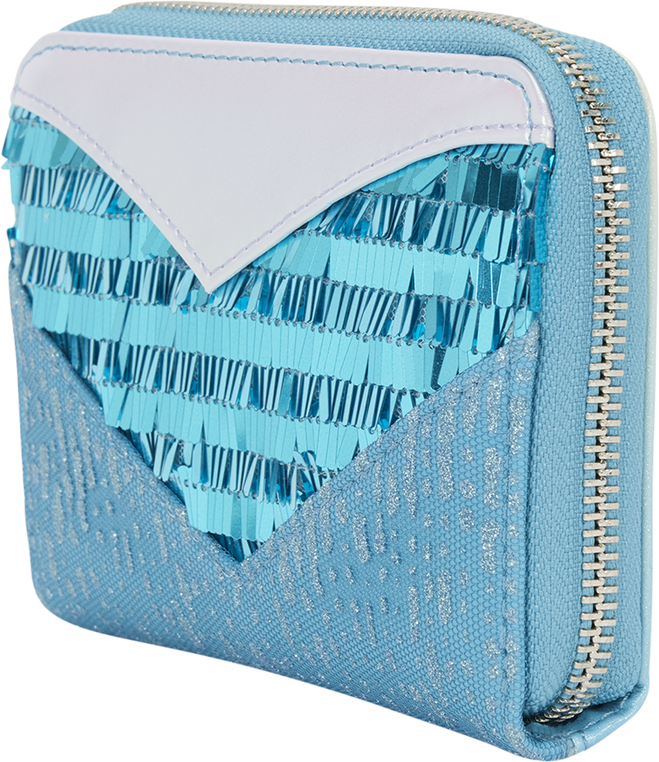 Frozen – Elsa Glitter Sequin Zip Around Wallet