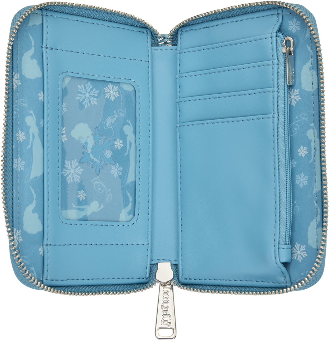 Frozen – Elsa Glitter Sequin Zip Around Wallet