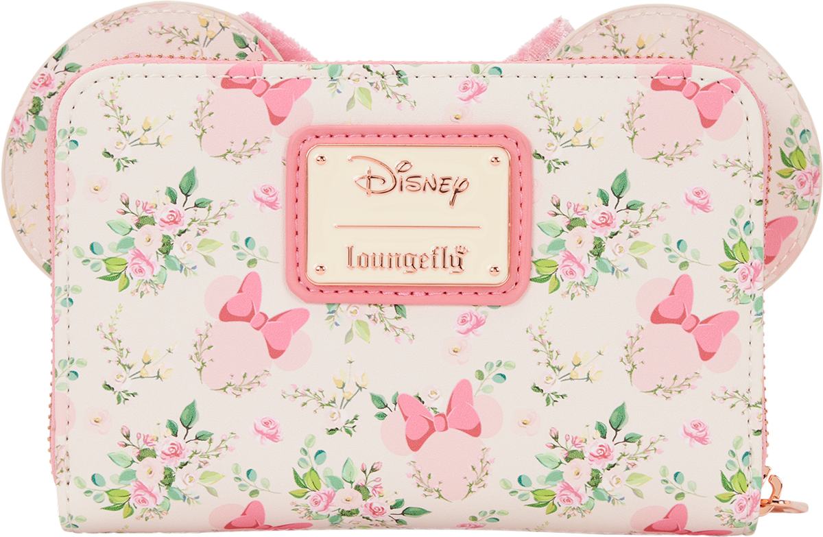 Disney – Cartera Minnie Mouse Floral con cremallera integral