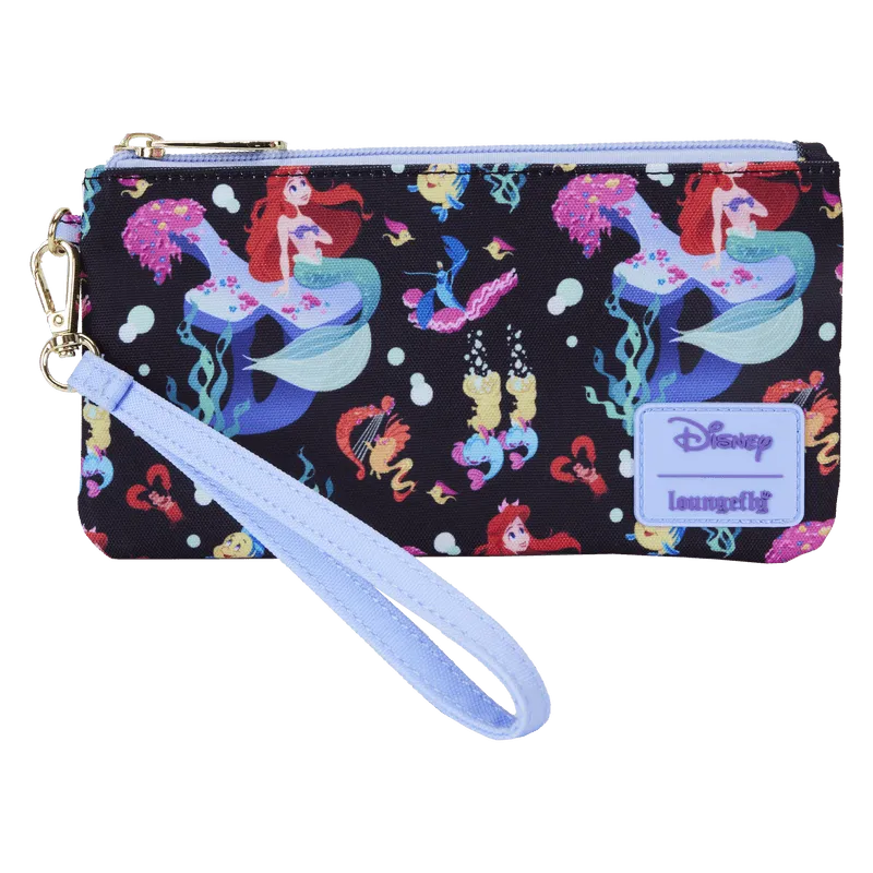 LOUWDWC0062 The Little Mermaid (1989) 35th Anniversary - Life Is The Bubbles Nylon Purse - Loungefly - Titan Pop Culture