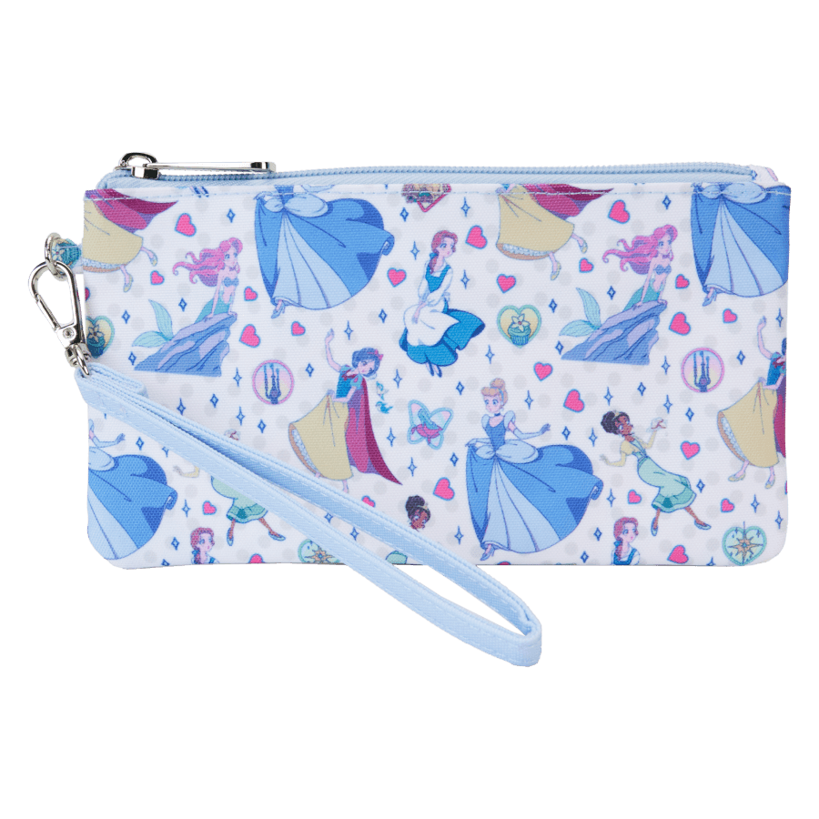 LOUWDWC0063 Disney Princess - Manga Style Nylon Wristlet Wallet - Loungefly - Titan Pop Culture