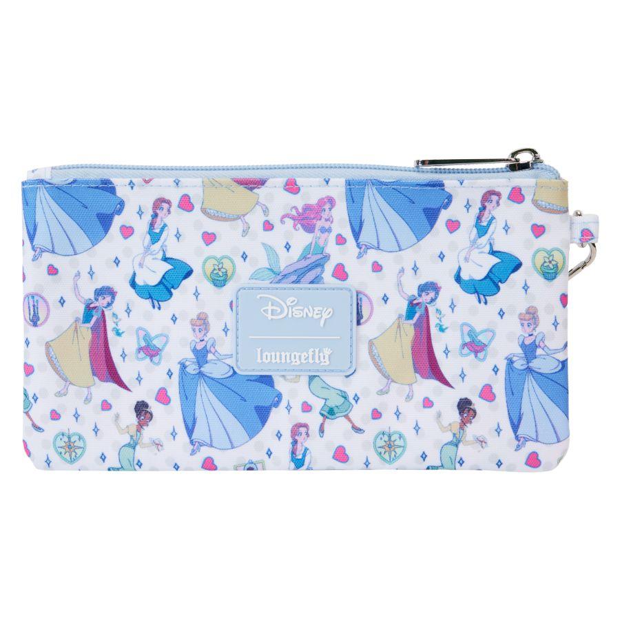 LOUWDWC0063 Disney Princess - Manga Style Nylon Wristlet Wallet - Loungefly - Titan Pop Culture