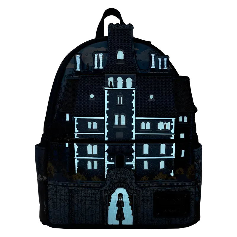 LOUWEDBK0006 Wednesday (TV) - Nevermore Academy Mini Backpack - Loungefly - Titan Pop Culture