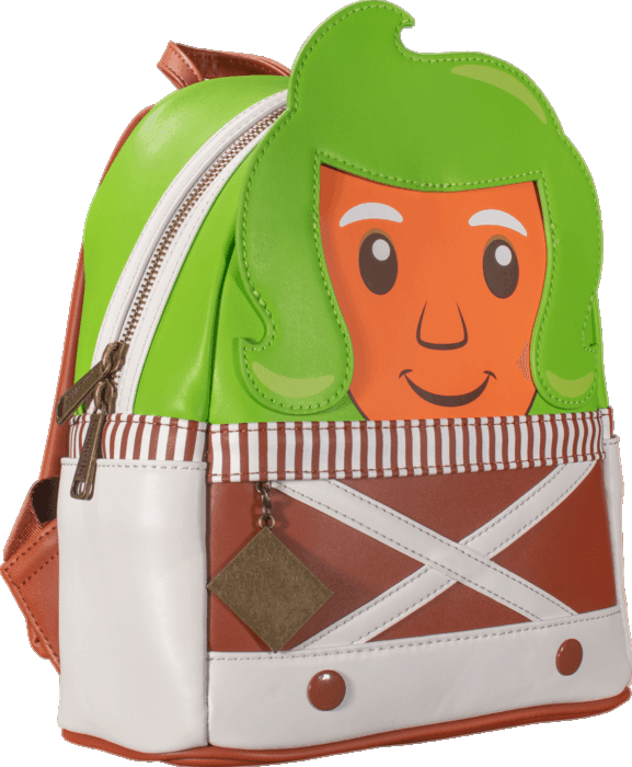 LOUWWOBK0002 Willy Wonka and the Chocolate Factory - Oompa Loompa Mini Backpack - Loungefly - Titan Pop Culture