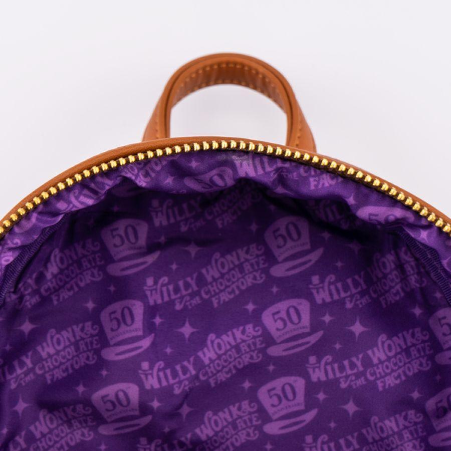 LOUWWOBK0003 Willy Wonka and the Chocolate Factory - 50th ANNIV Mini Backpack - Loungefly - Titan Pop Culture