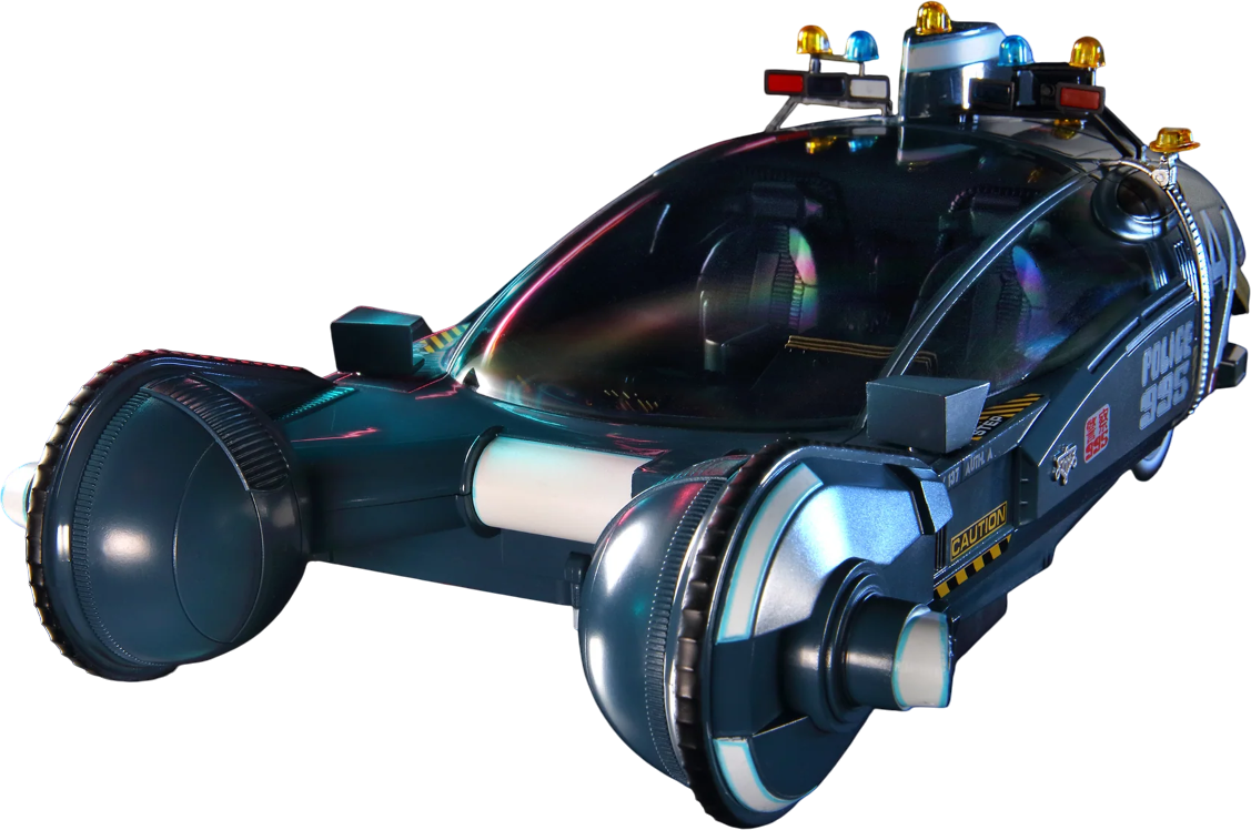 Blade Runner - Barco de fundición a presión de 11" de Police Spinner de Deckard