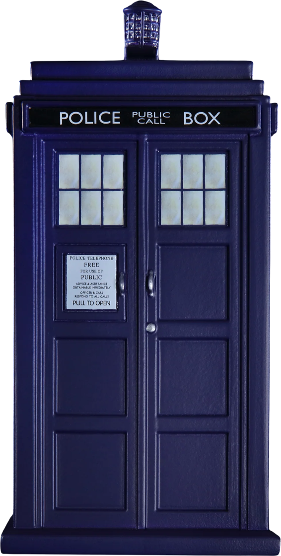 Doctor Who - Réplica de poliresina a escala 1:21 de la TARDIS del Noveno y Décimo Doctor