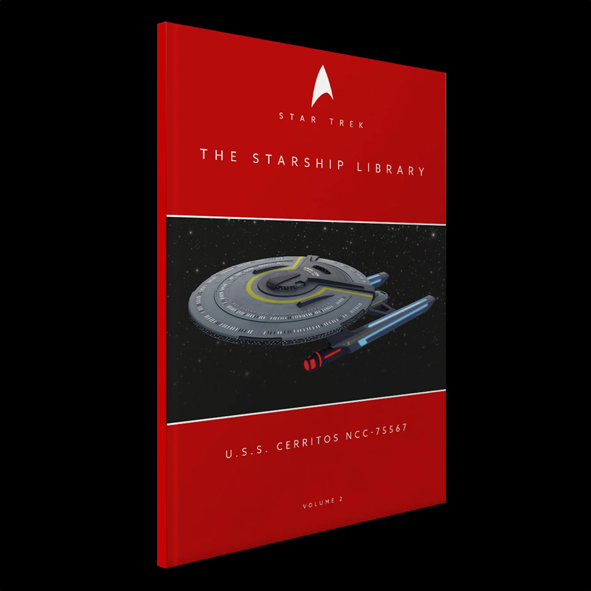 Star Trek: Cubiertas Inferiores - USS Cerritos NCC-75667 Barco de fundición y libro