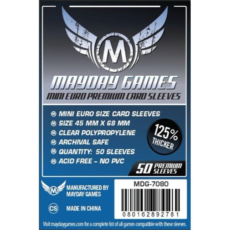 VR-53817 Mayday - Premium Mini Euro Card Sleeve (Pack of 50) - 45 MM X 68 MM (Dark Blue) - Mayday - Titan Pop Culture