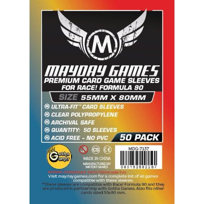 Mayday -  Premium Race! Formula 90 Card Sleeves (Pack of 50) - 55 X 80 MM Mayday Titan Pop Culture