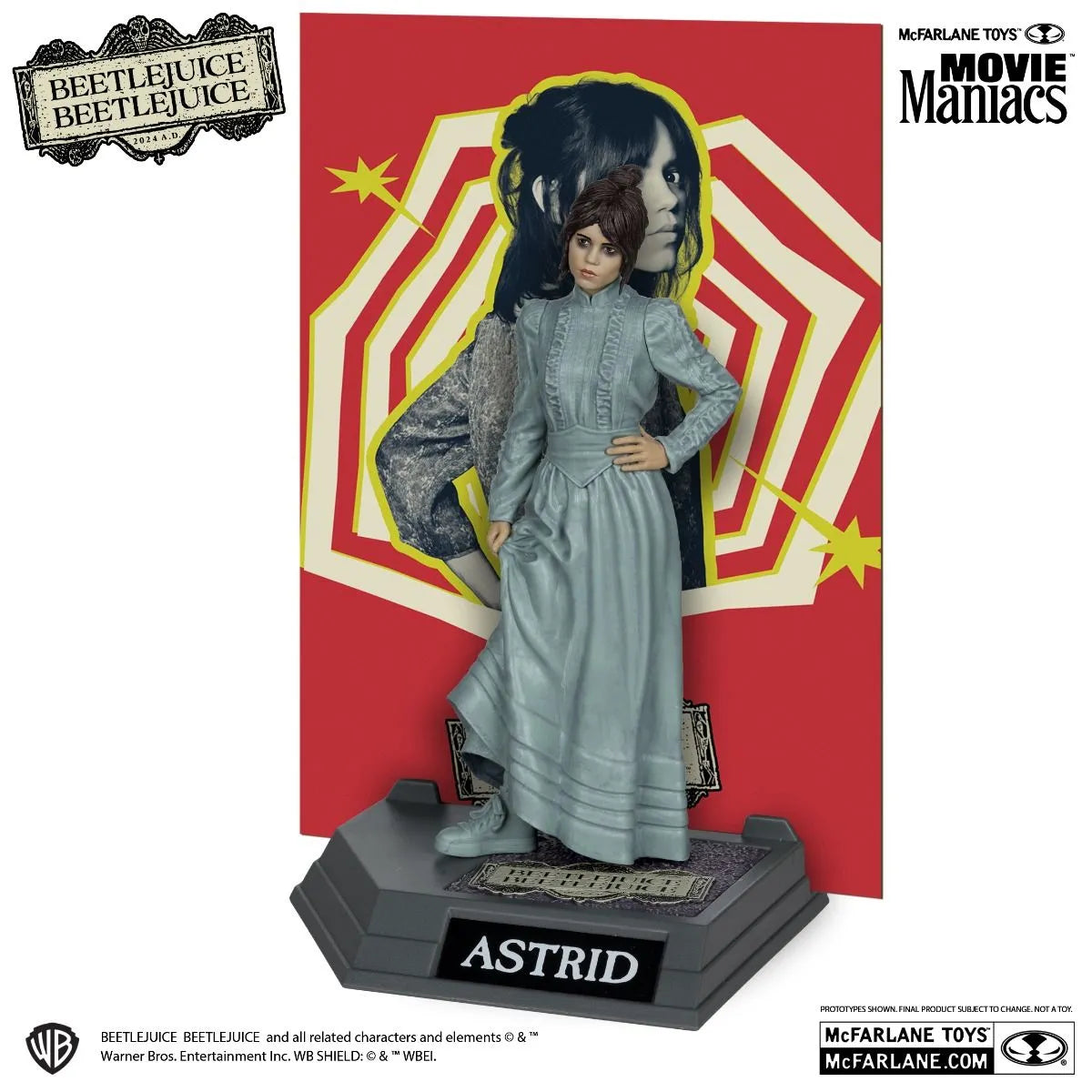 Beetlejuice Beetlejuice - Astrid Movie Maniacs 6" Figure