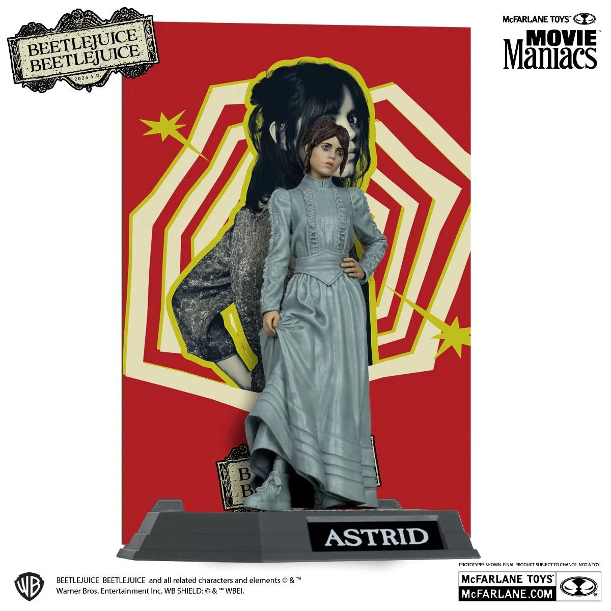 Beetlejuice Beetlejuice - Astrid Movie Maniacs 6" Figure