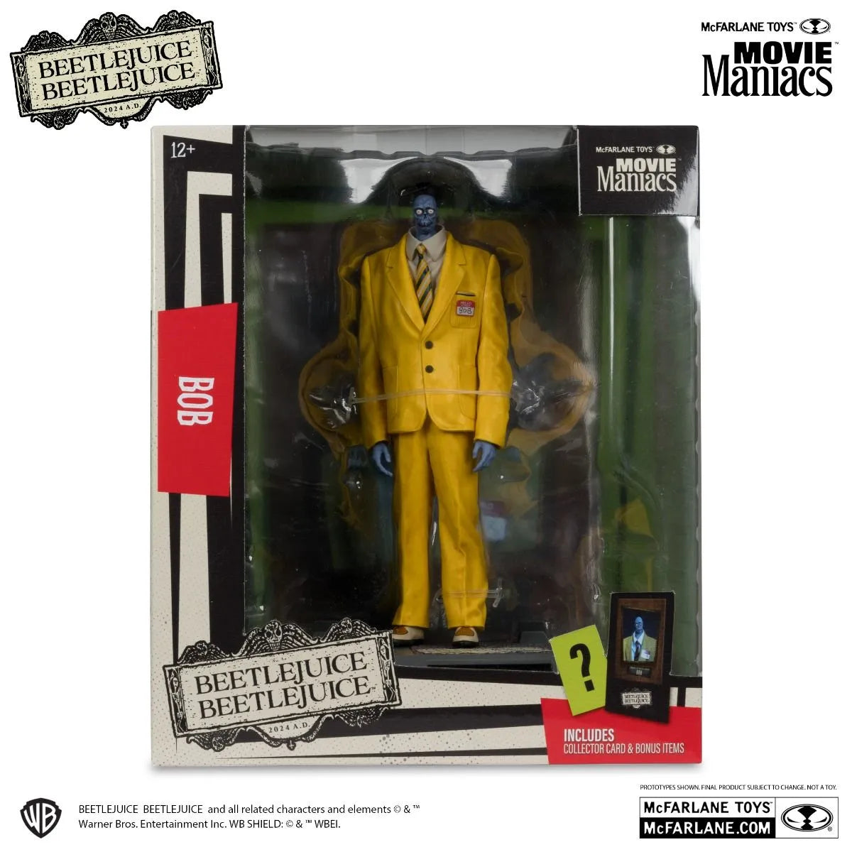 Beetlejuice Beetlejuice - Shrinker Bob Movie Maniacs 6" Figure