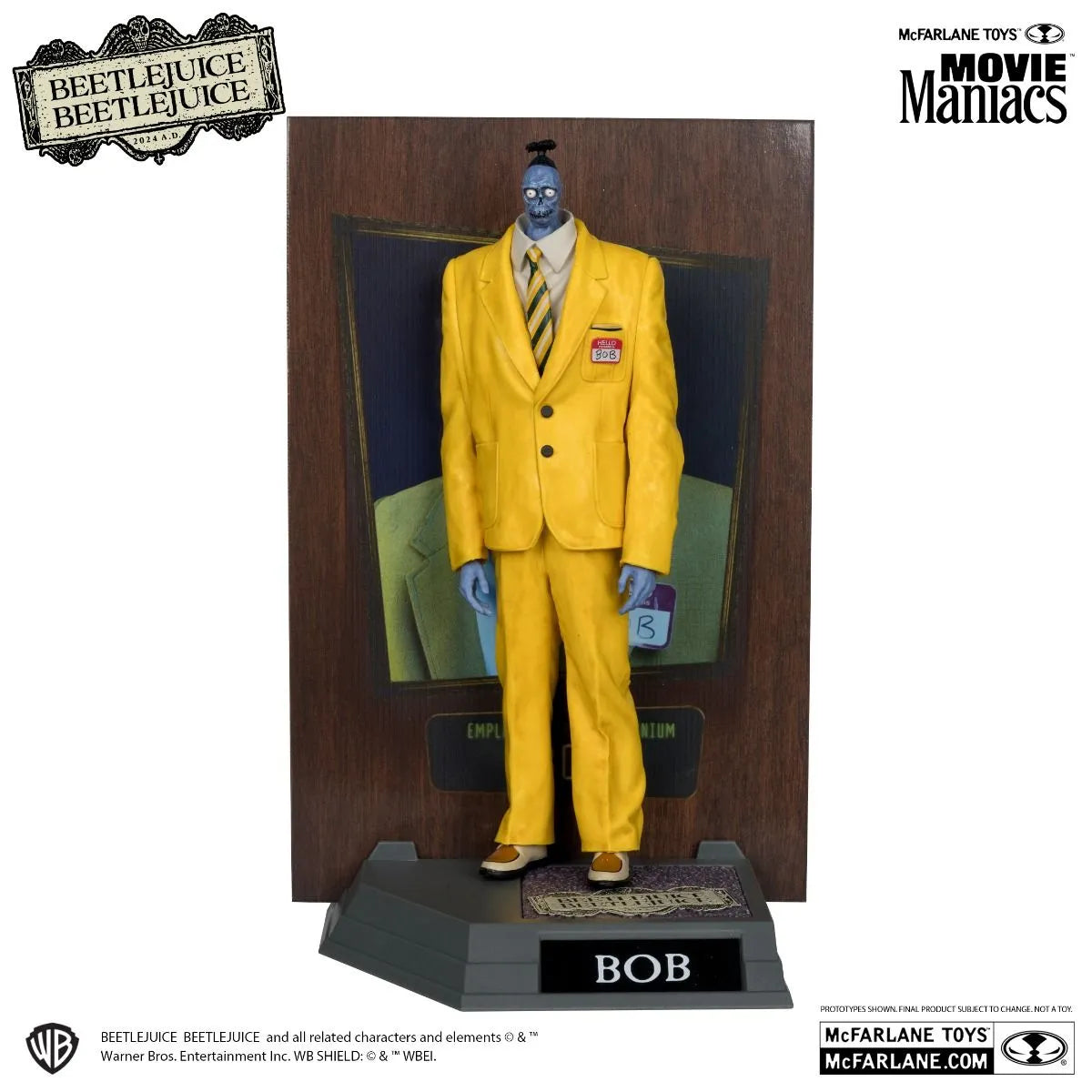 Beetlejuice Beetlejuice - Shrinker Bob Movie Maniacs 6" Figure