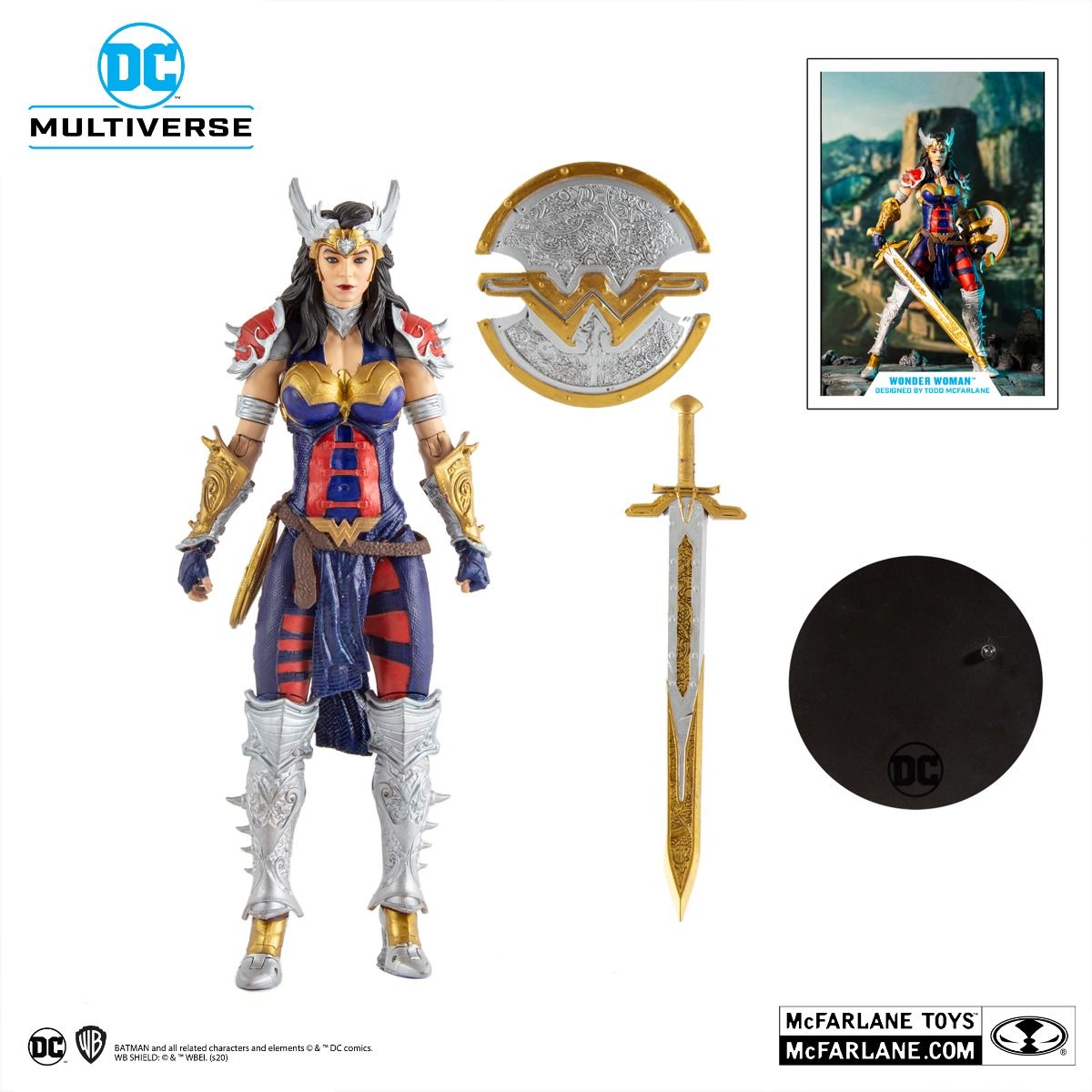 DC Comics - Wonder Woman by Todd McFarlane 7" Action Figure