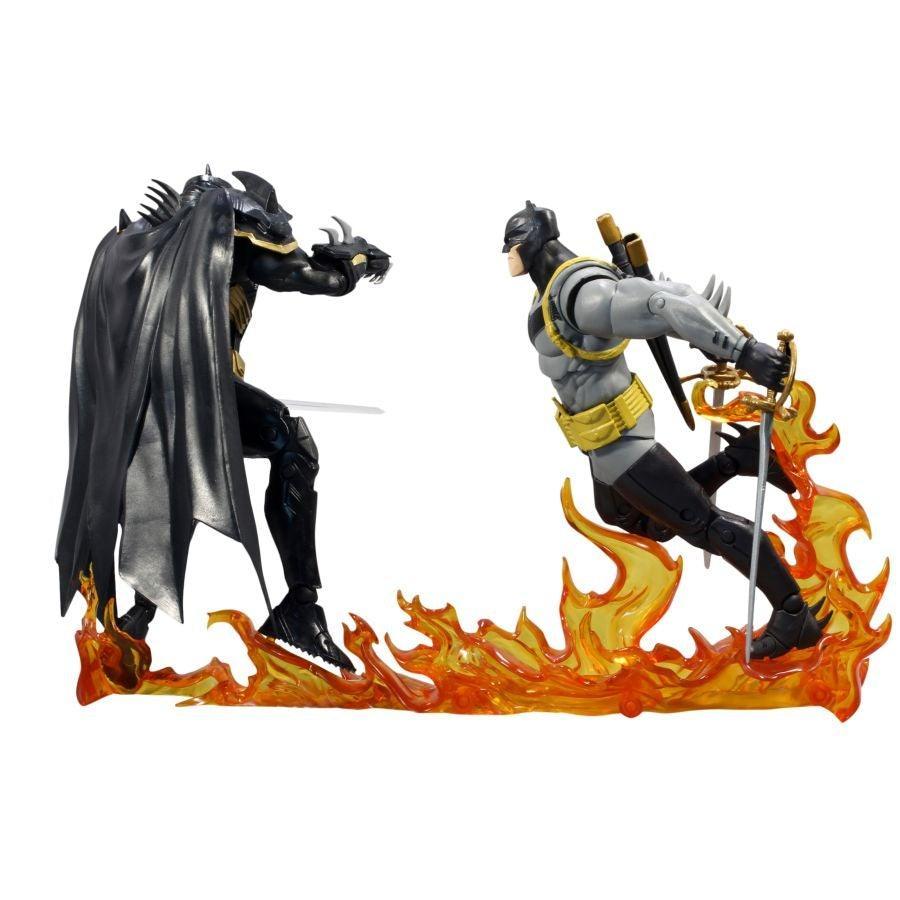 MCF15455 Batman - White Knight Batman vs Azrael Batman Armor 7" Action Figure 2pk - McFarlane Toys - Titan Pop Culture