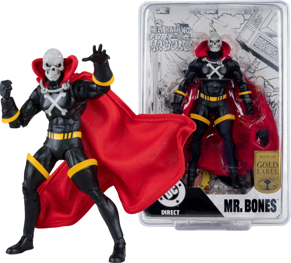 DC - Mr. Bones (Infinity Inc #16) Gold Label 7" Action Figure