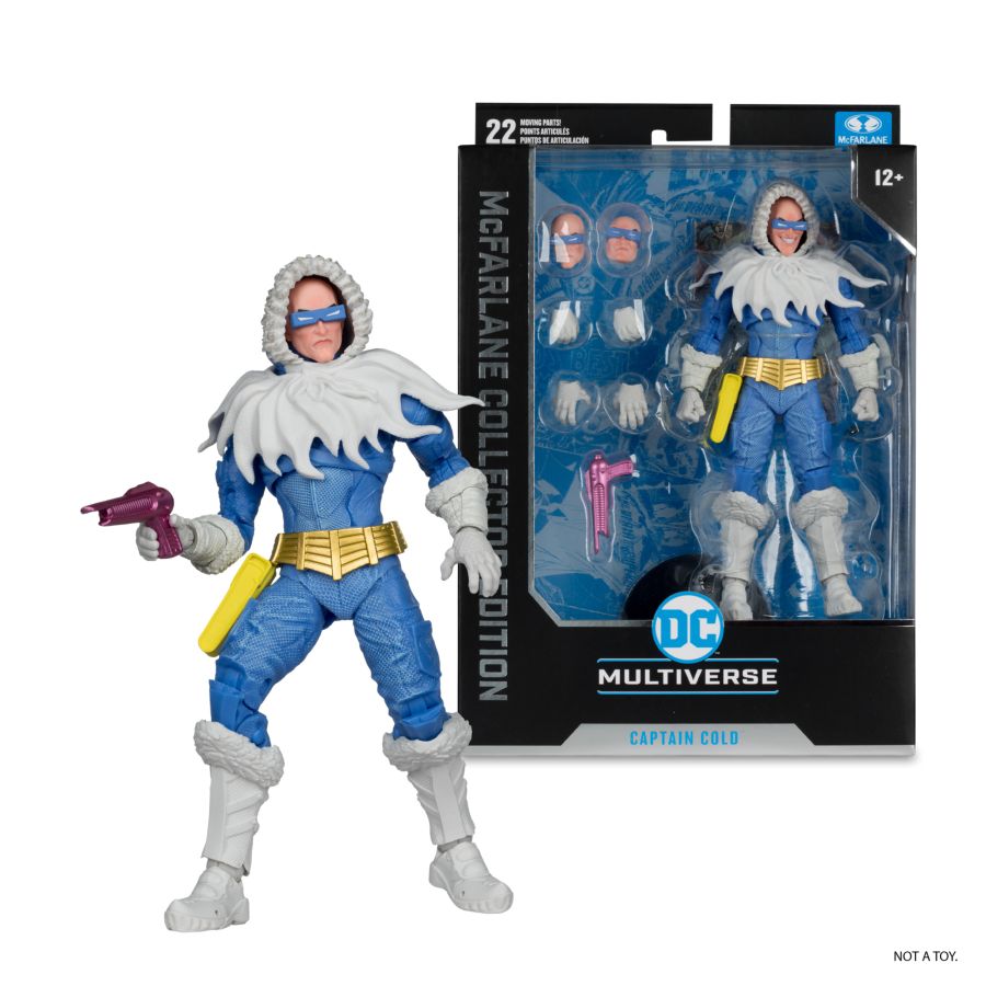 MCF17156 DC Comics - Captain Cold #30 Mcfarlane Collector Edition 7" Figure - McFarlane Toys - Titan Pop Culture