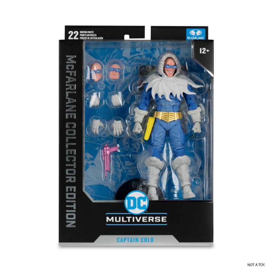 MCF17156 DC Comics - Captain Cold #30 Mcfarlane Collector Edition 7" Figure - McFarlane Toys - Titan Pop Culture