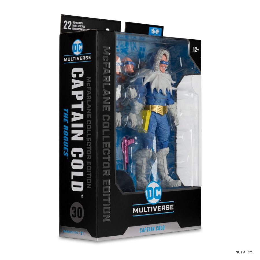 MCF17156 DC Comics - Captain Cold #30 Mcfarlane Collector Edition 7" Figure - McFarlane Toys - Titan Pop Culture