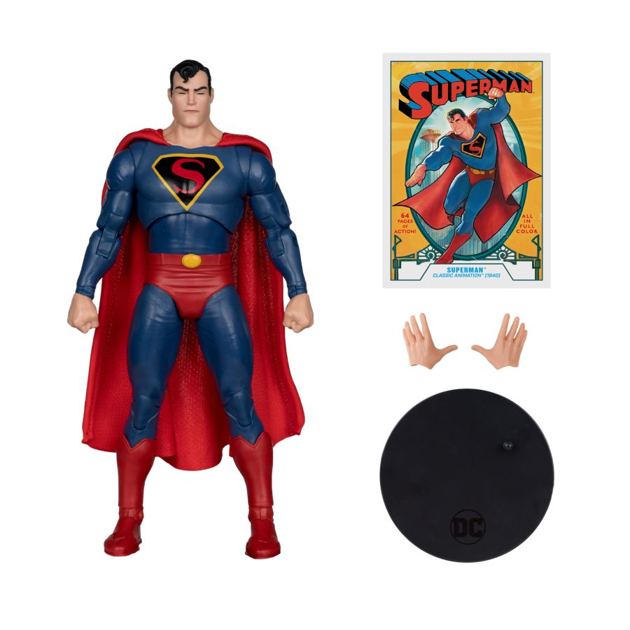 MCF17367 DC Multiverse - Superman (Classic Animation 1940) 7" Figure - McFarlane Toys - Titan Pop Culture