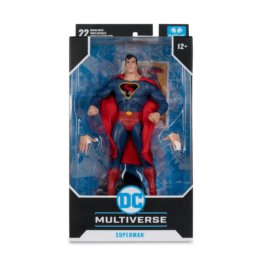 MCF17367 DC Multiverse - Superman (Classic Animation 1940) 7" Figure - McFarlane Toys - Titan Pop Culture