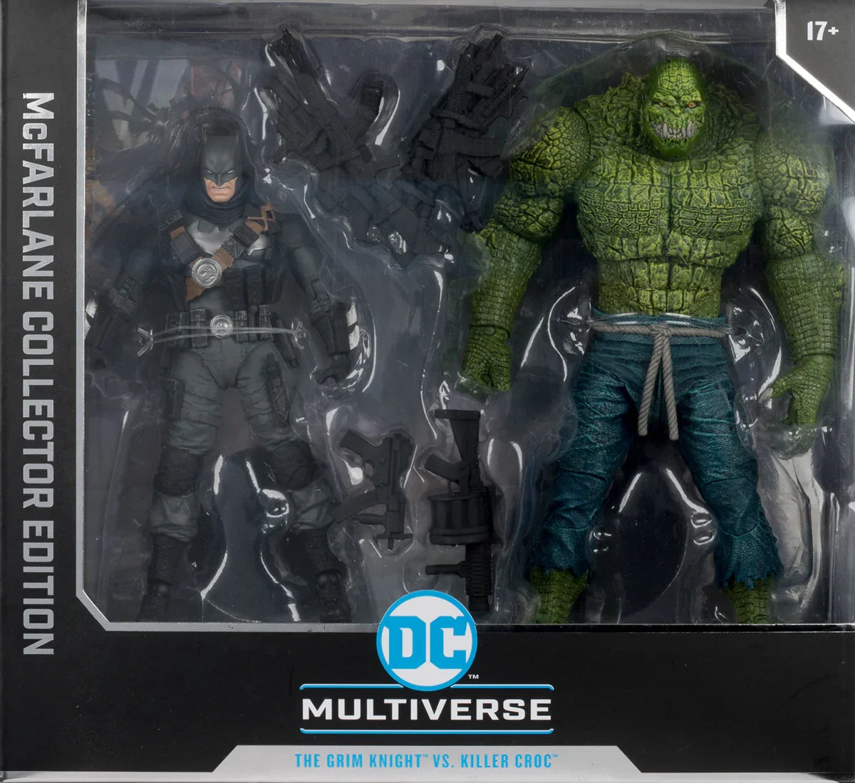 DC Comics - Batman Vs Killer Croc (The Grim Knight) Collector Edition 2-Pack
