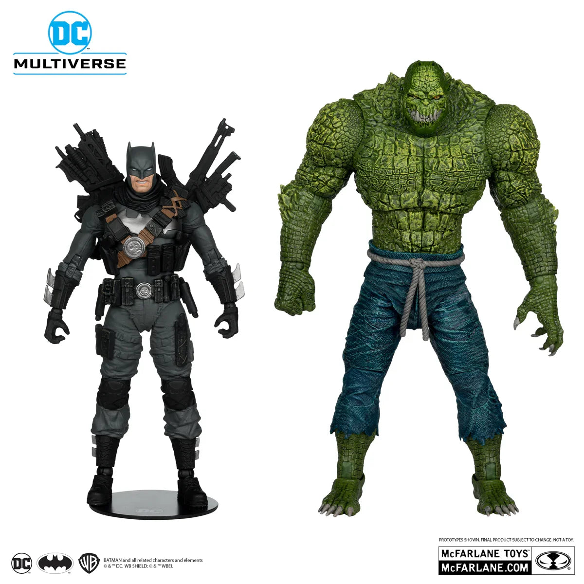 DC Comics - Batman Vs Killer Croc (The Grim Knight) Collector Edition 2-Pack