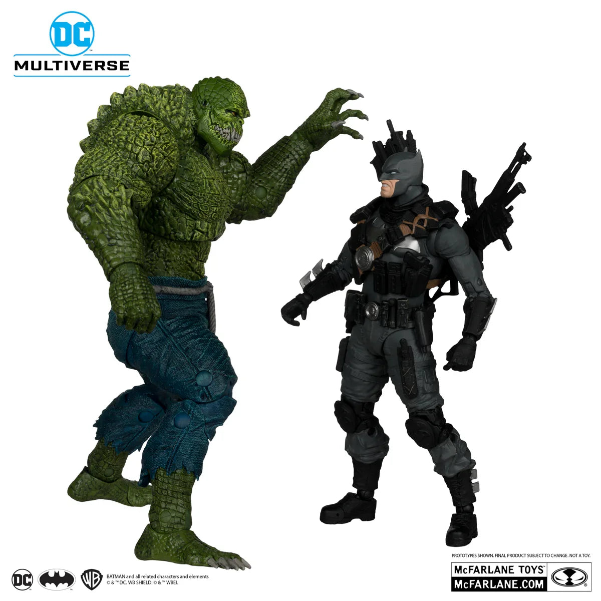 MCF17374 DC Comics - Batman Vs Killer Croc (The Grim Knight) Collector Edition 2-Pack - McFarlane Toys - Titan Pop Culture